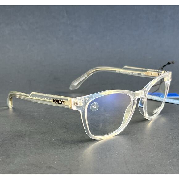Quay Australia Cat Eye Clear Hardwire Mini Blue Light Block Readers Lenses +.5 main image 16